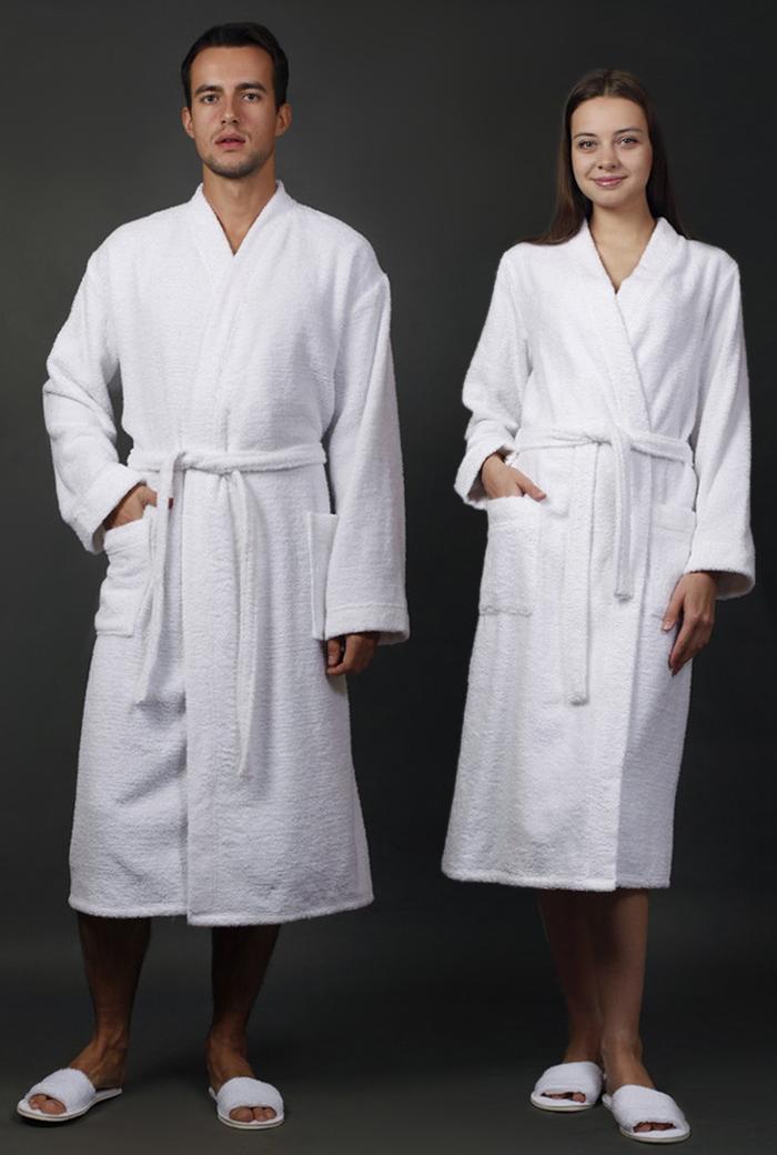 Халат махровый кимоно Отельный унисекс