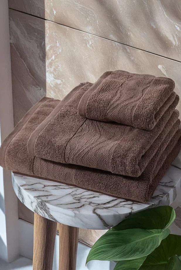 Набор из 3х махровых полотенец Веларио