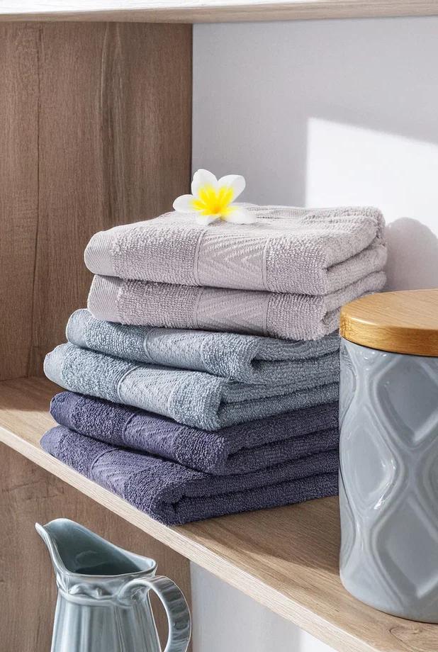 Набор из 6-ти кухонных махровых полотенец Сафари 40х60