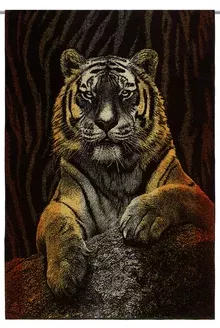 Полотенце махровое Тигр 100x150