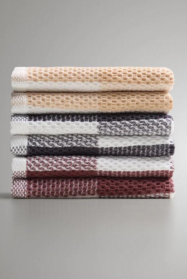 Набор из 6-ти полотенец  Квадро (40*60)