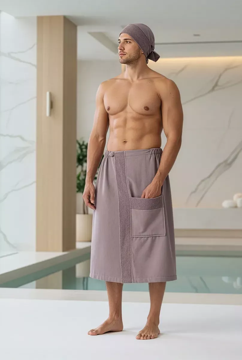 Набор для сауны махровый "Лайт" муж. р.54-60