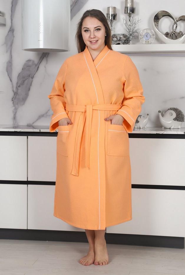 Халат вафельный женский 