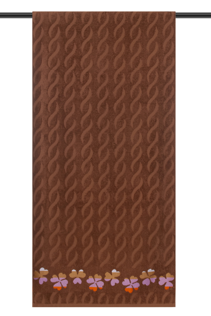 Полотенце махровое "Клевер" 50*90 Шоколадный/50*90