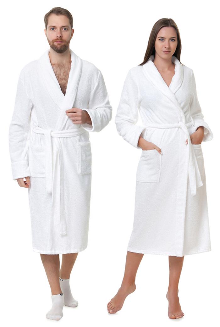 Халат махровый шаль Отельный унисекс пл.380 